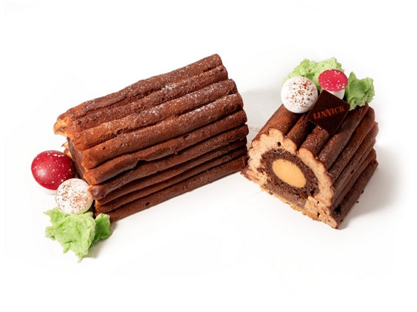 Bûche Pecan Caramel Vanille 6 - 7 pers.